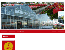 Tablet Screenshot of jardinerie-boncap.fr